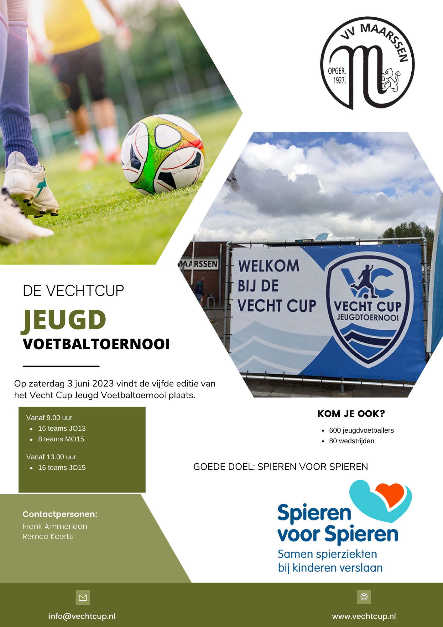 De Vechtcup Jeugd Voetbaltoernooi d.d. 3 juni