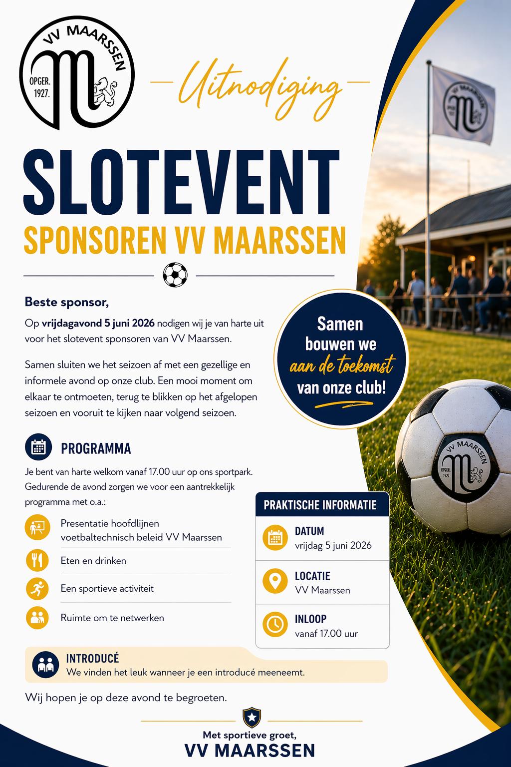 Sponsor slotevent 2026