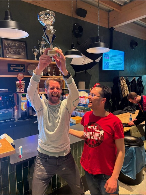 Darttoernooi 3 april